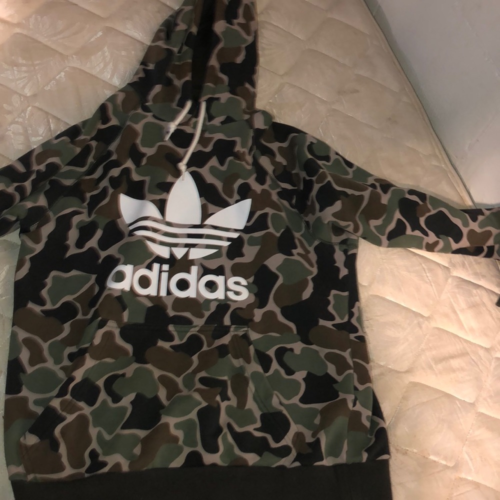 Adidas camo hoodie